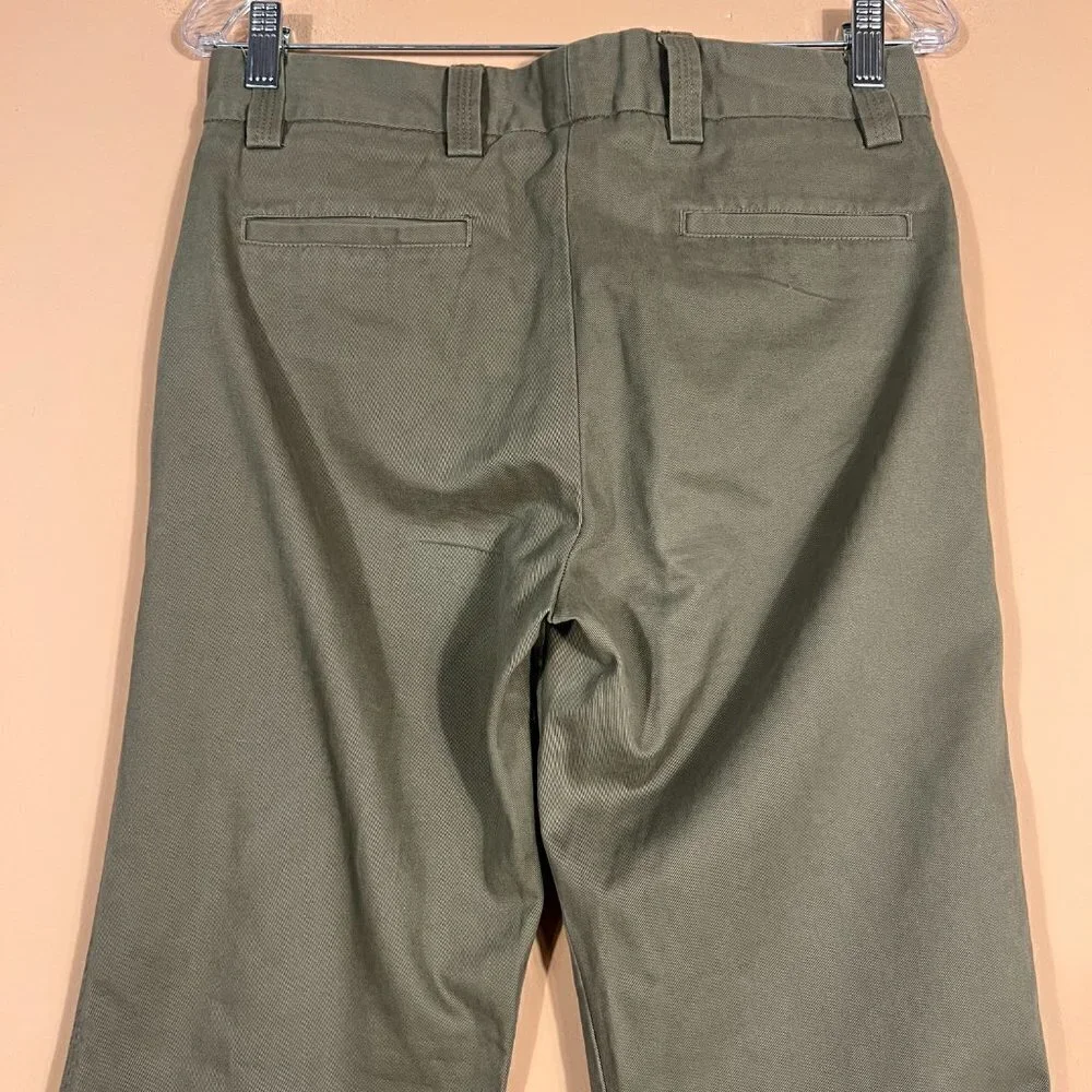 Bitten By Sarah Jessica Parker Olive Green Straight Pants - Picture 4 of 7